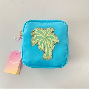 ON HAND Stoney Clover Lane x Target Blue Palm Tree Pouch